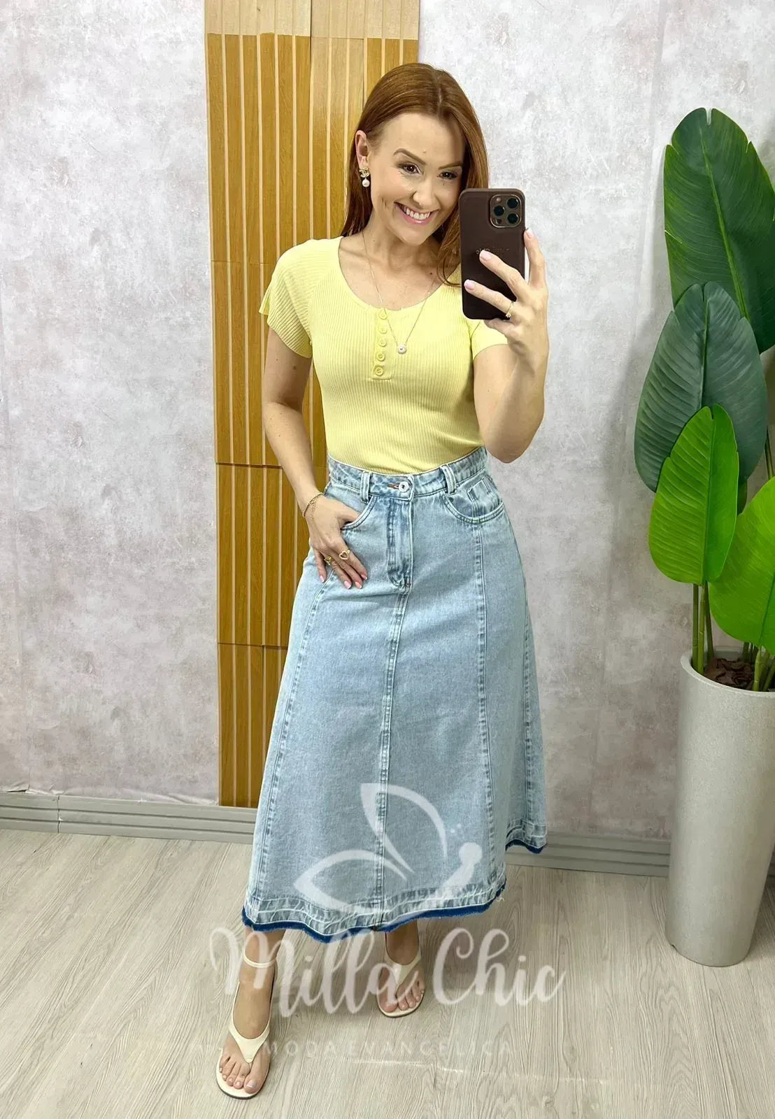 Saia Armênia Em Jeans