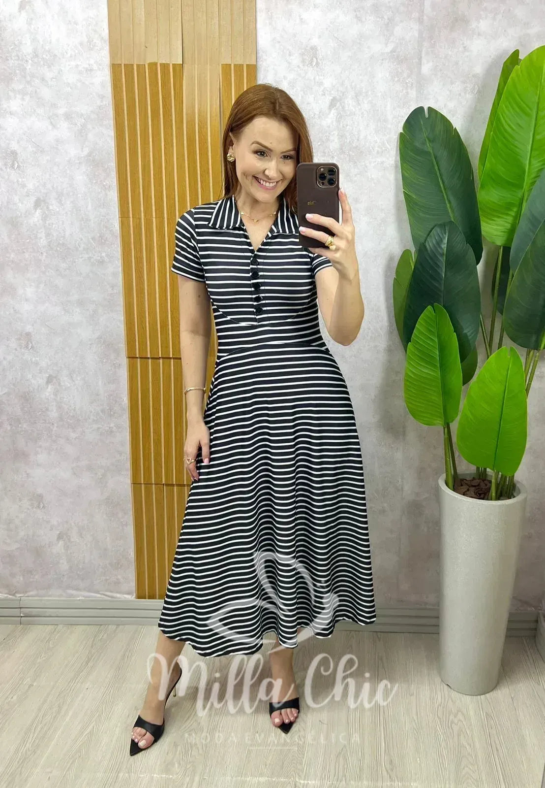 Vestido Valença – P&B