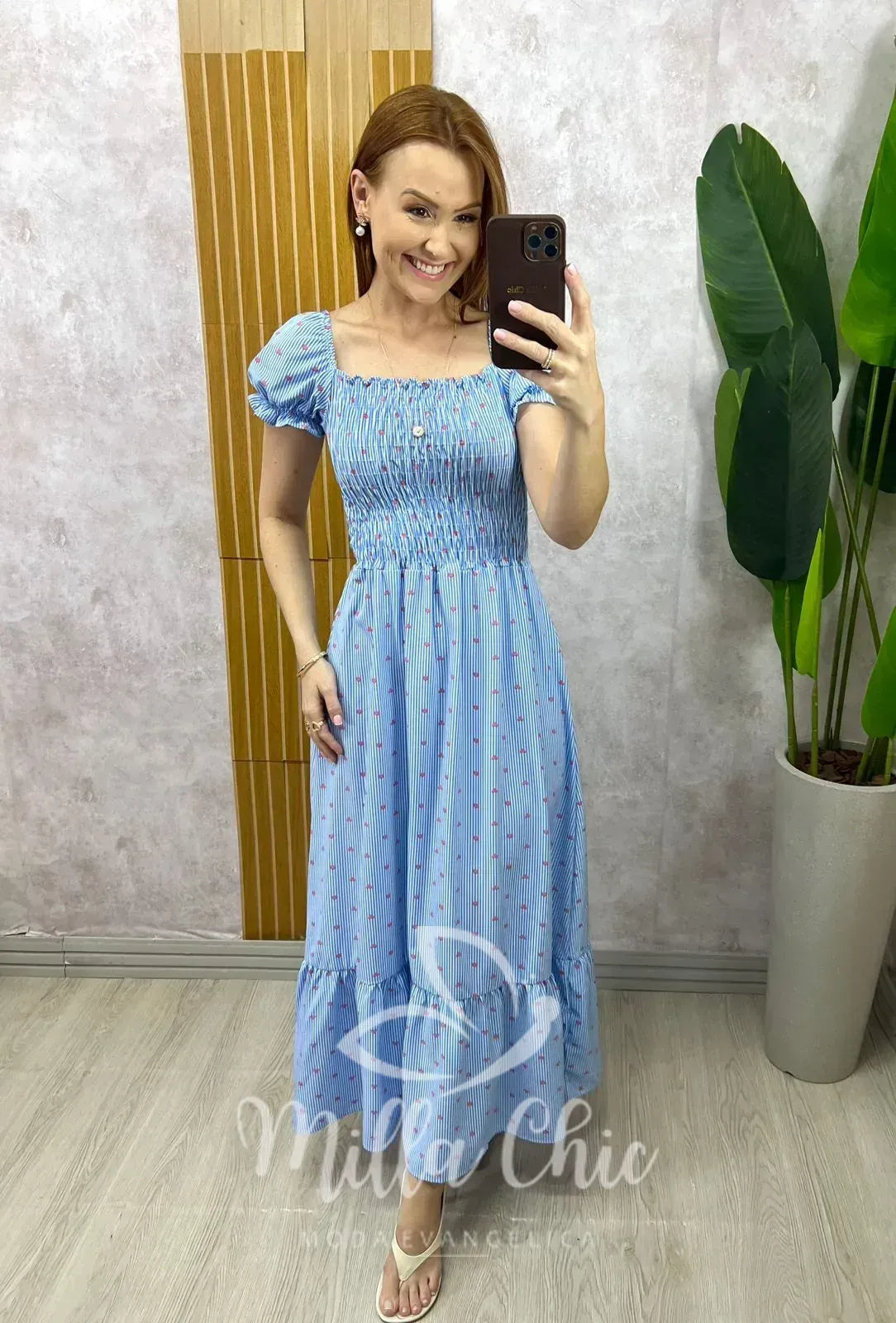 Vestido Mônica – Azul