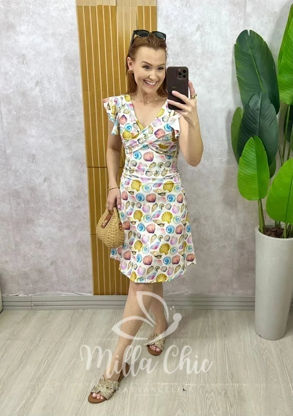 Conjunto Maiô e Short Saia – Modelo Edite Branco