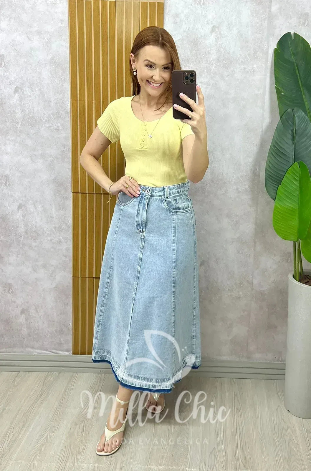 Saia Armênia Em Jeans